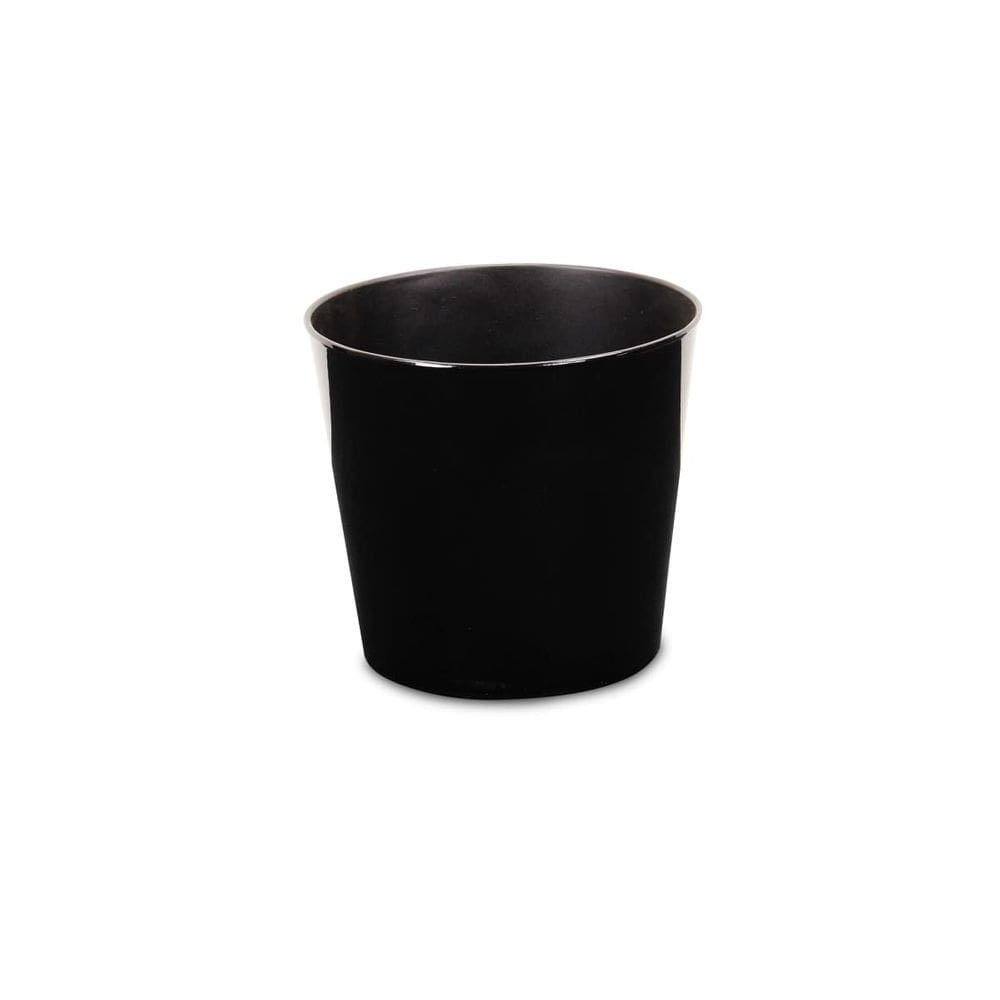 Plantador Cheung`s Modern Round Black 23 cm cônico