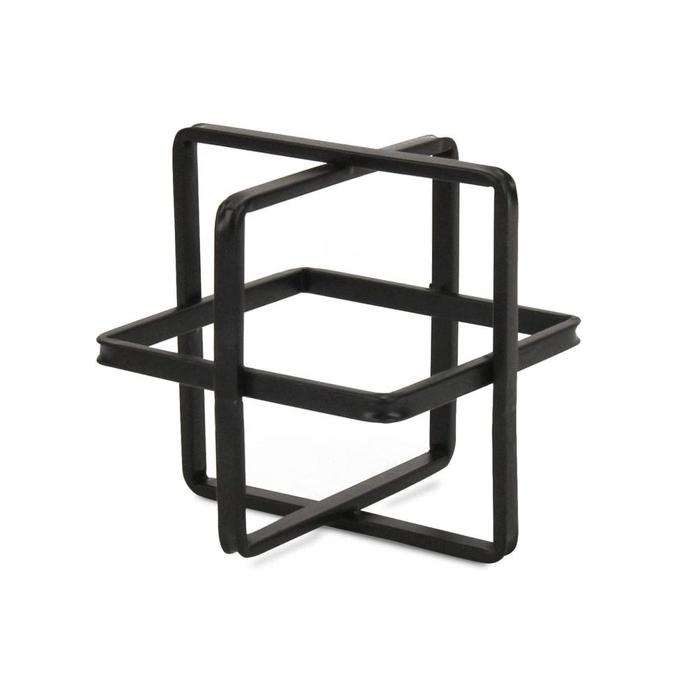 Decor Cube Cheung`s Alle Black Large Design de metal de 15 cm