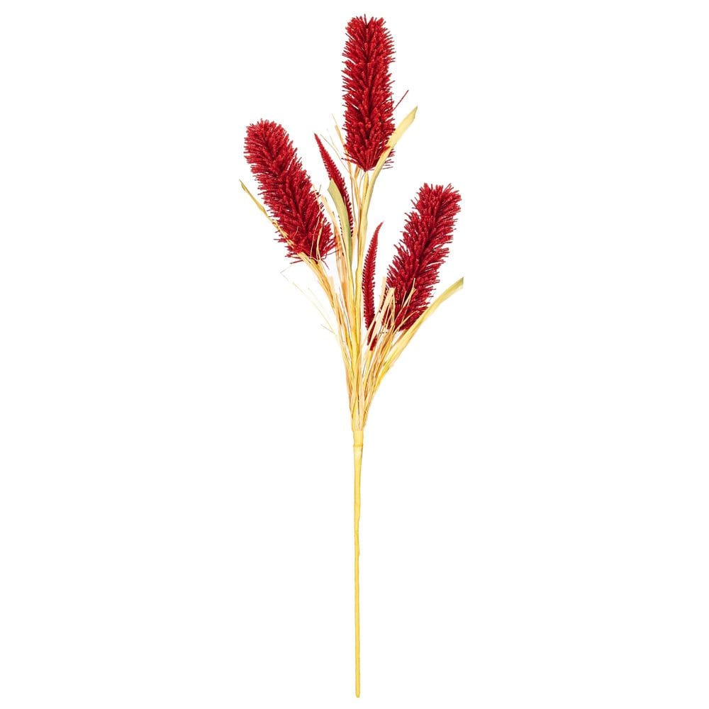 Spray artificial de urze vermelha Vickerman 81 cm, pacote com 2 unidades para uso interno