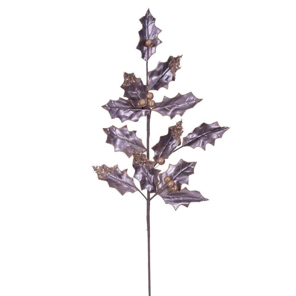 Spray de folhas de mocha Vickerman 71 cm para plantas artificiais 6 peças