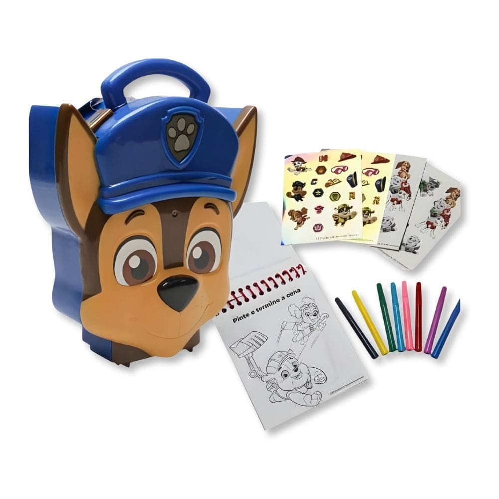 Kit Maleta Atividade E Pintura Patrulha Canina - Toyng