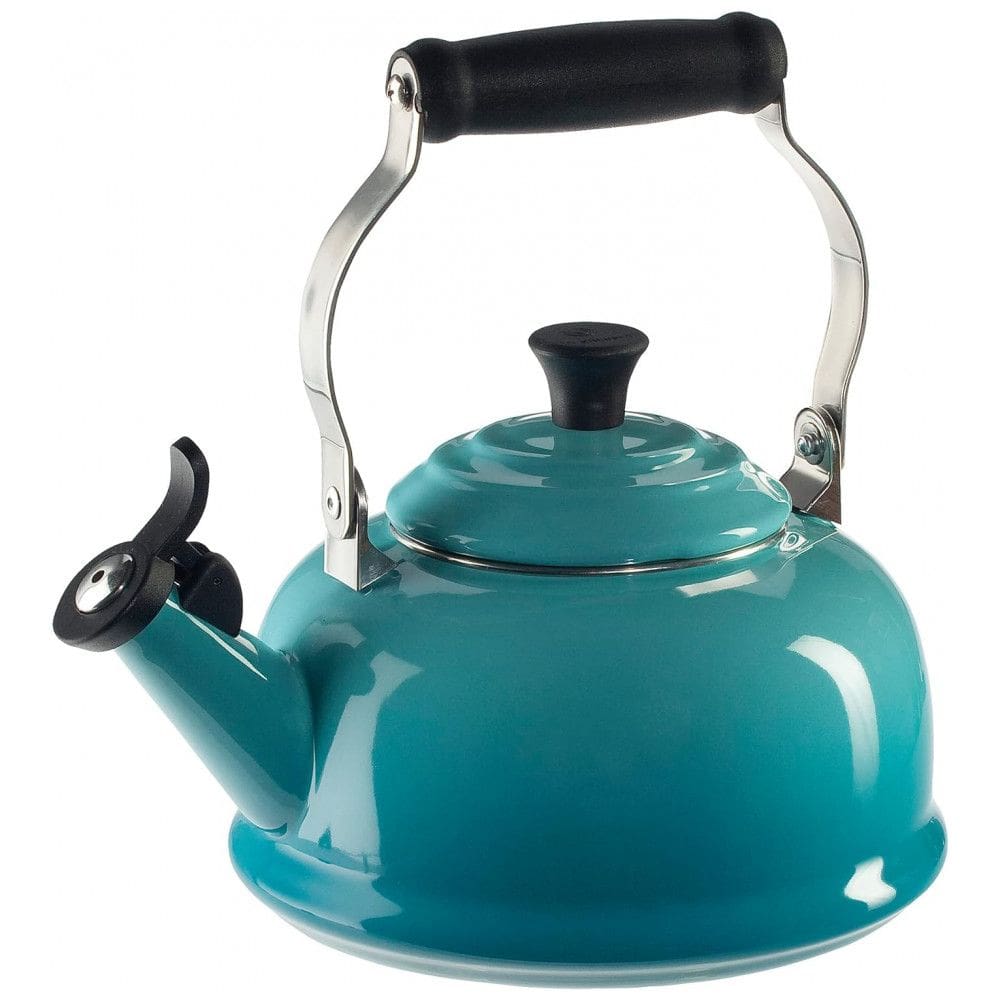 Chaleira de Chá 1.7 Litros em Aço Inoxidável com Apito, Le Creuset, Verde