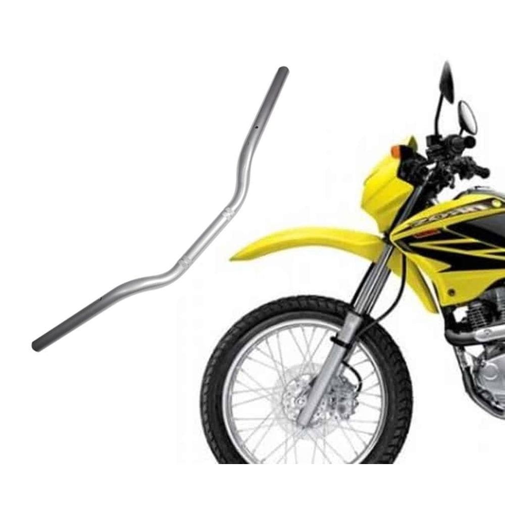 Guidão Cinza Prata Honda Nxr Bros 125 150 De 2001 Ate 2008