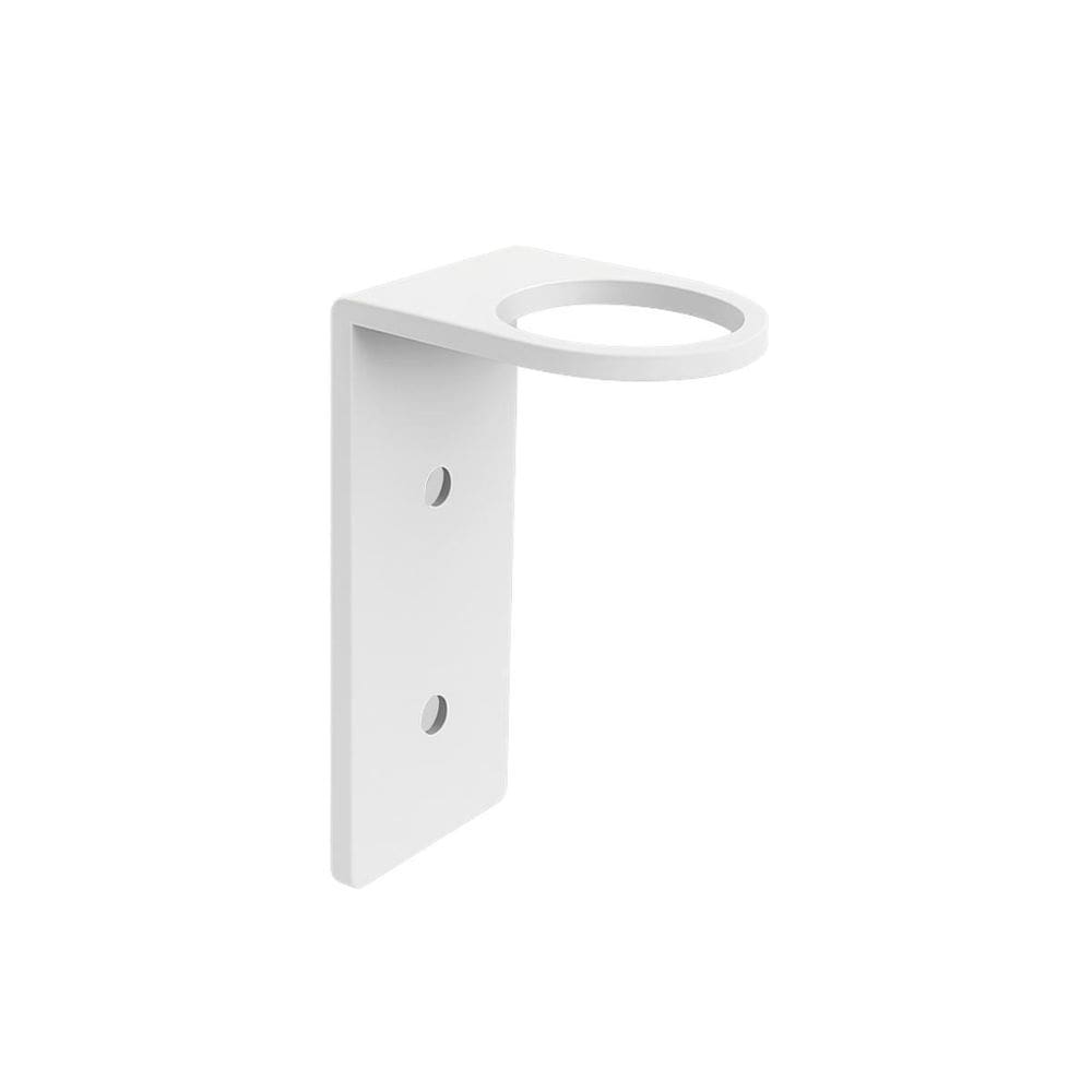 Suporte Frasco Shampoo Branco Agata Grego Metal