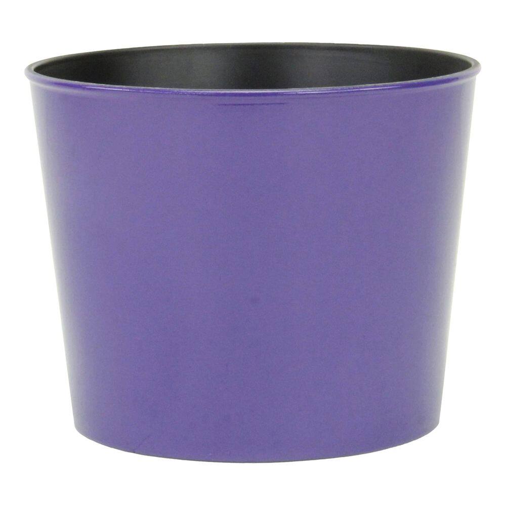 Planter Cheung`s Modern Round 18 cm em plástico azul marinho