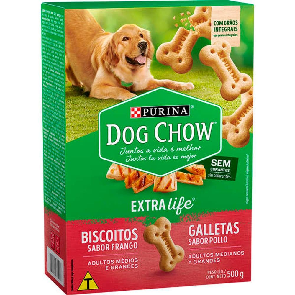 Dog Chow Biscoitos Maxi 500 G.