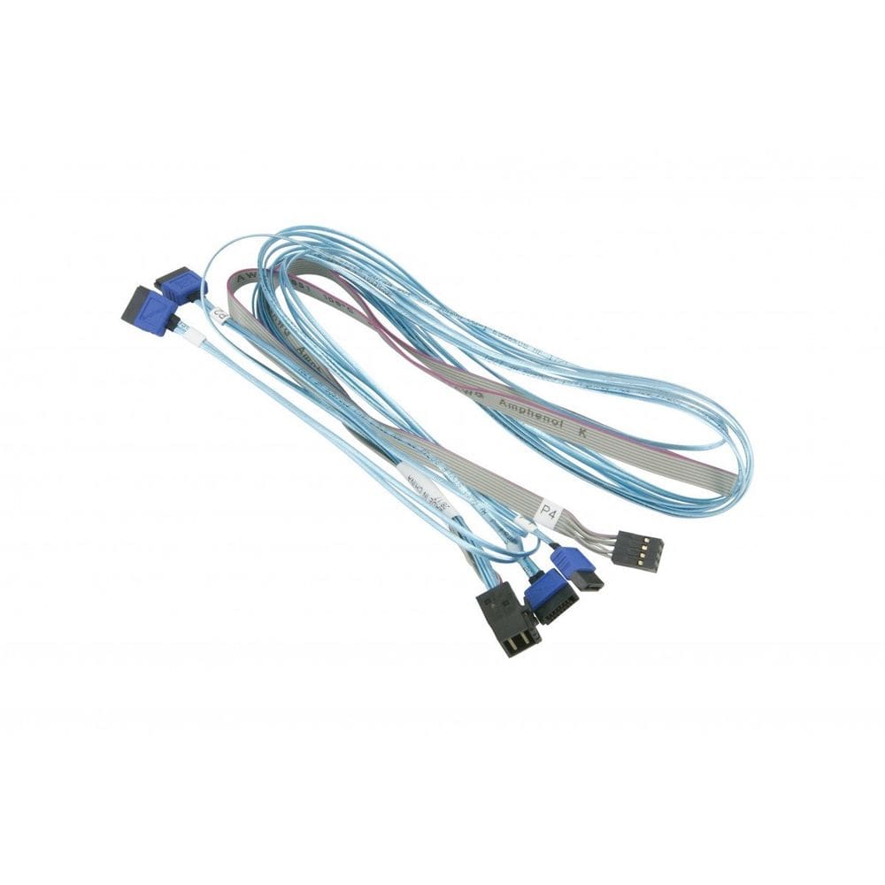 Cabo Supermicro CBL-SAST-0699 miniSAS HD para 4xSATA 90cm