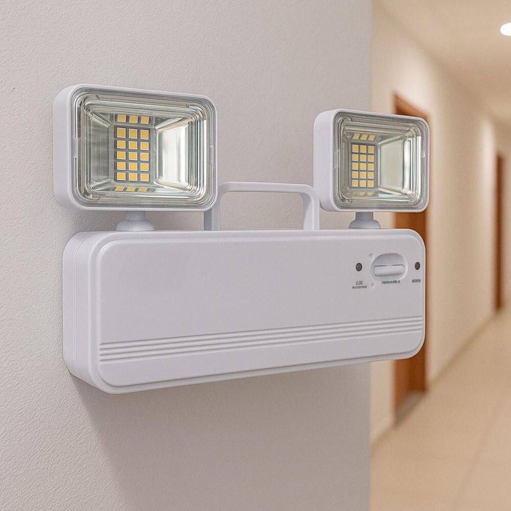 Luminária De Emergência Led Luminosa Externa Interna Bivolt