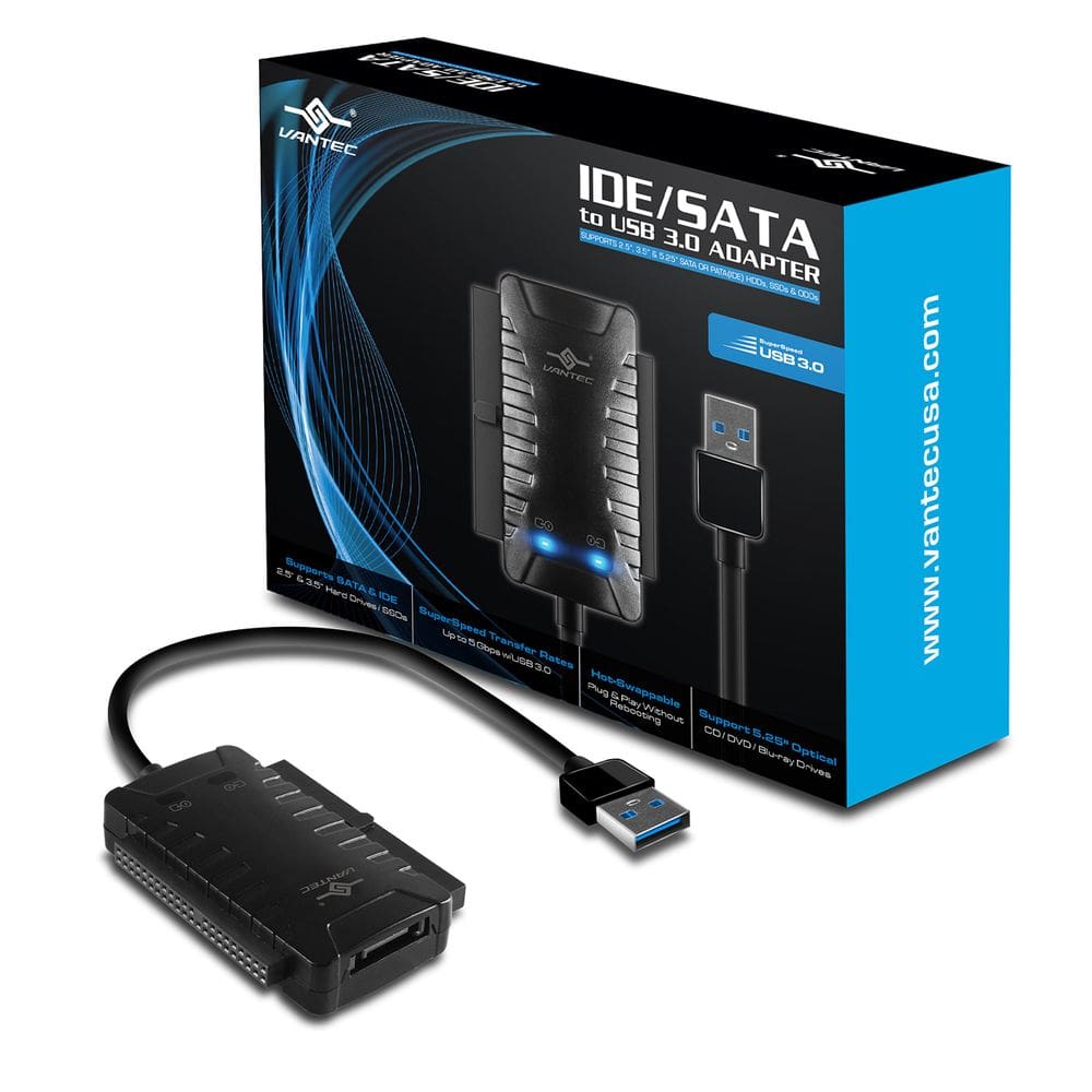 Adaptador Vantec SATA/IDE para USB 3.0 (CB-ISA225-U3)