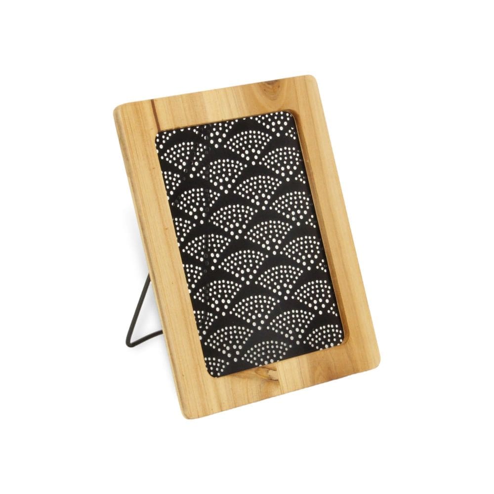 Cavalete de joias Cheung`s Merridew Wood Frame Black Metal