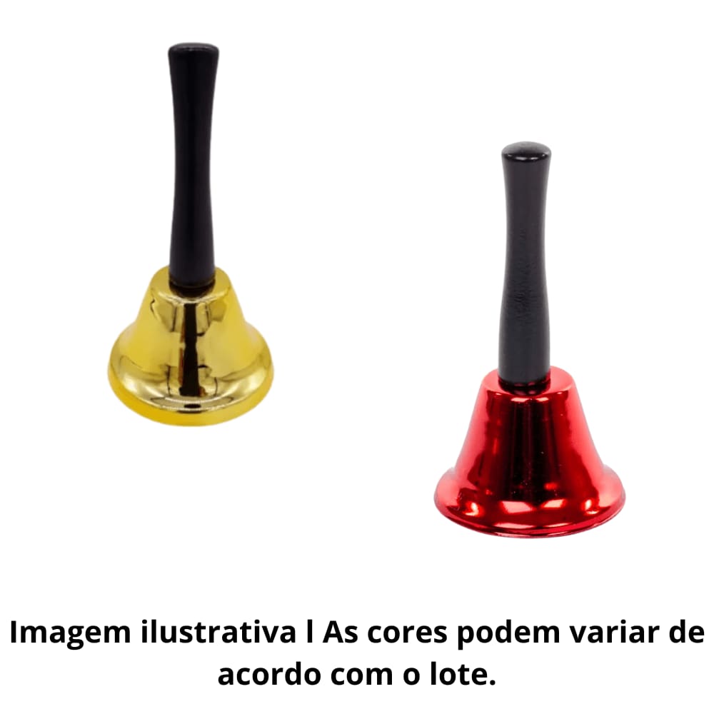 Sino de Natal Papai Noel Cores diversas