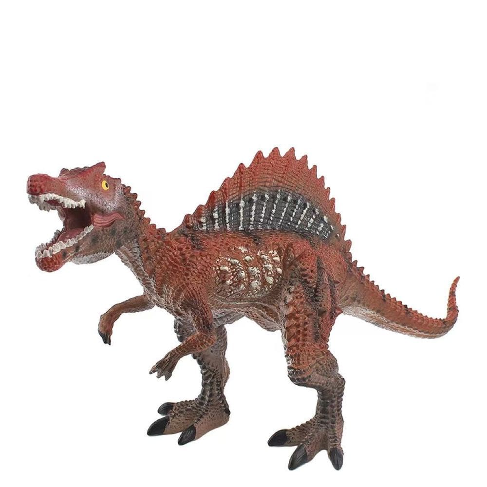 Estatueta de dinossauro realista de espinossauro, brinquedo de PVC de 18 cm para crianças