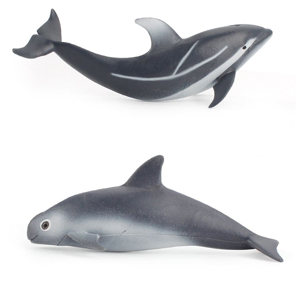 Conjunto de bonecos Dolphin Bottlenose and Spinner PVC Kids Toy x2