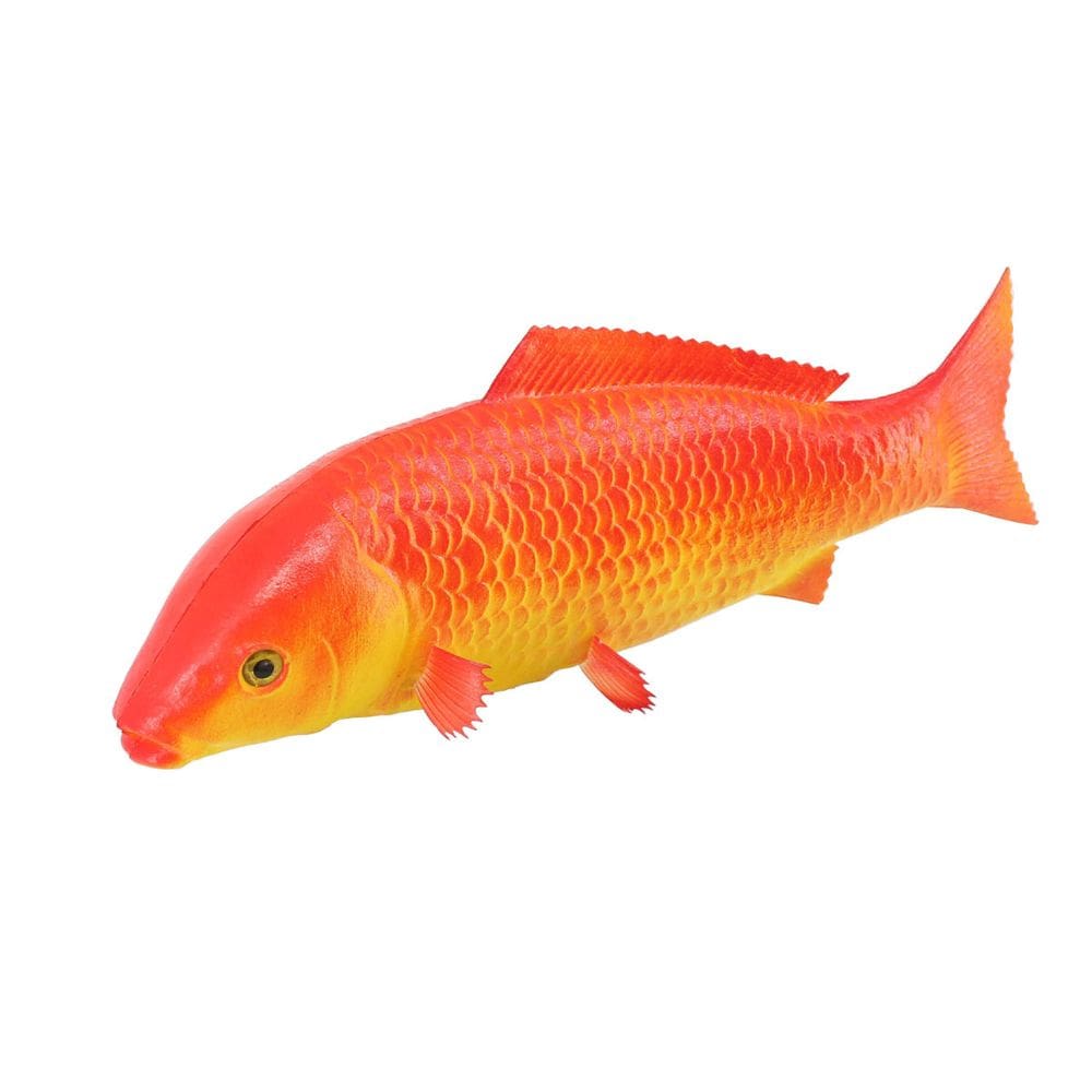 Estatueta de peixe realista em PU Soft Ocean Fish, modelo 34 cm