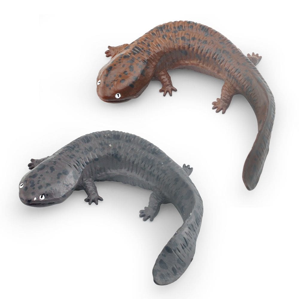 Conjunto de figuras Anfíbia Realista Salamander and Axolotl Kids