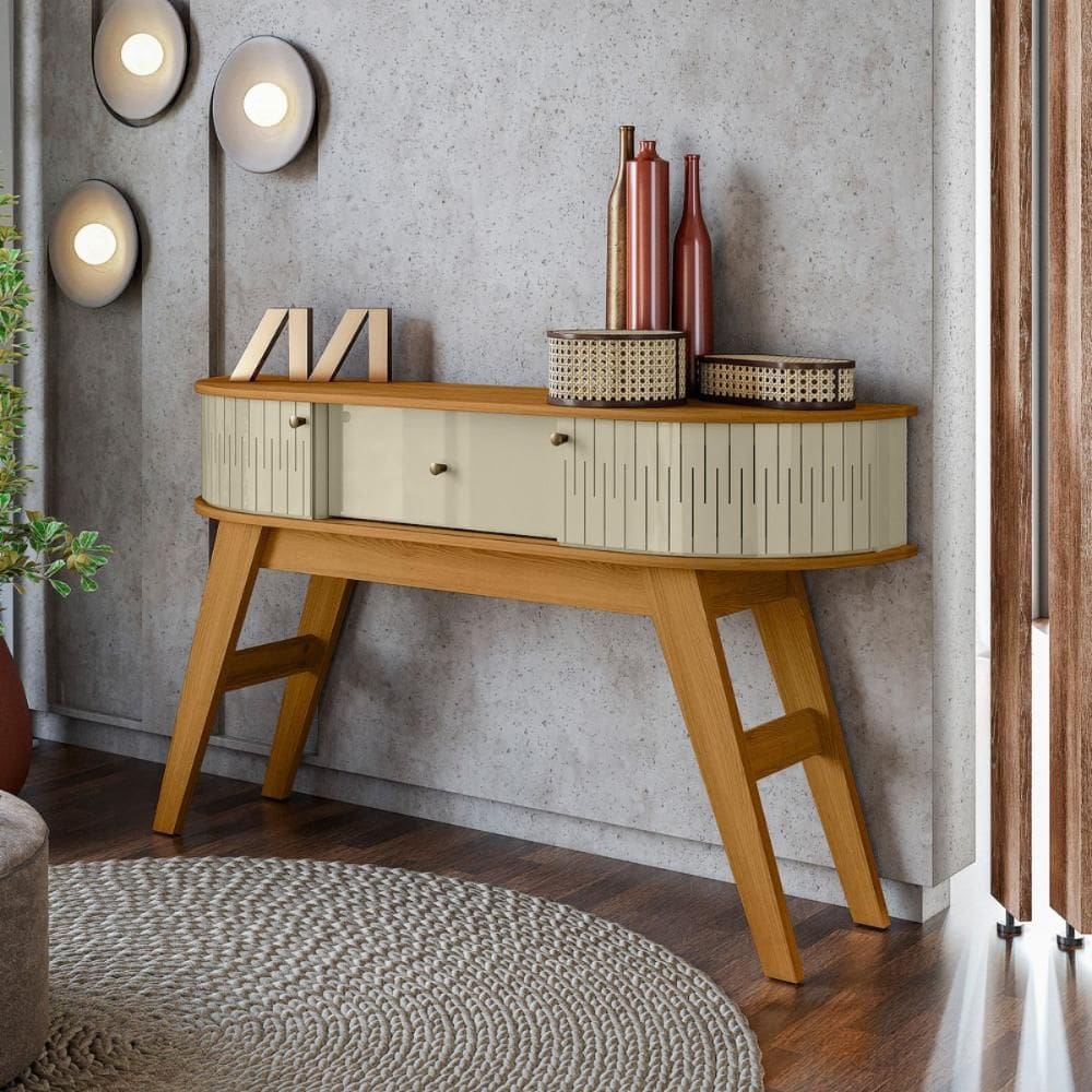 Aparador Estoril com Nichos Cumaru/Opala