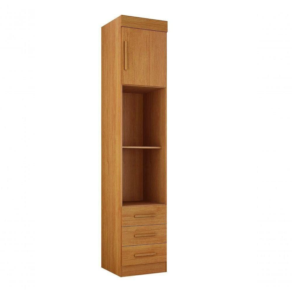 Modulado Mesa De Cabeceira 3 Gavetas Orion - Leifer Móveis Cinamomo