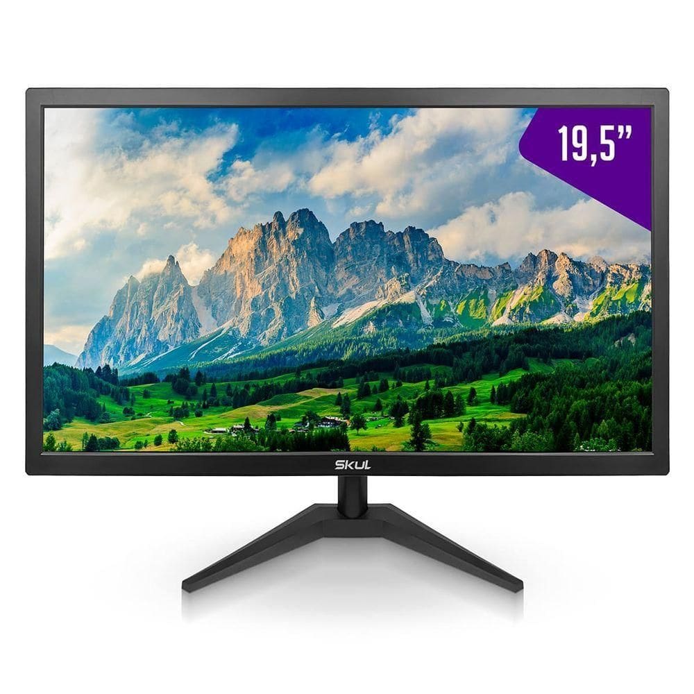 Monitor Skul 19,5” Office Led 5ms Hdmi+vga - Sm1955msy