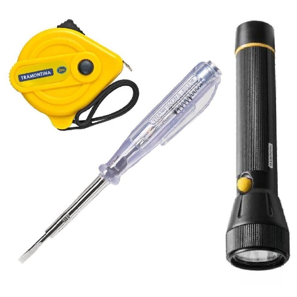 Kit De Ferramentas Com 3 Peças - 43408133 - Tramontina Kit De Ferramentas 3 Pcs Tramontina