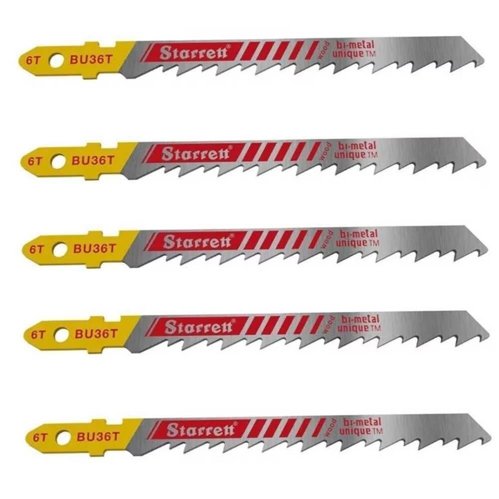Serra Tico-tico Bi-metal 75mm 6 Dentes - Bu36t - Starrett Serra Tico-tico Bi-metal 75mm 6d Ret.afi Bu36t