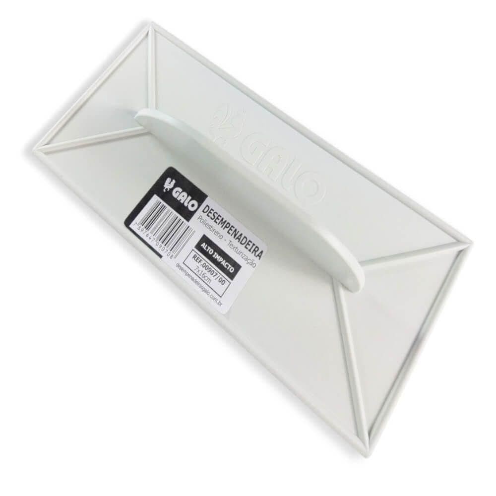 Desempenadeira Plástica Para Grafiato 180x300mm - 00918-00 - Galo