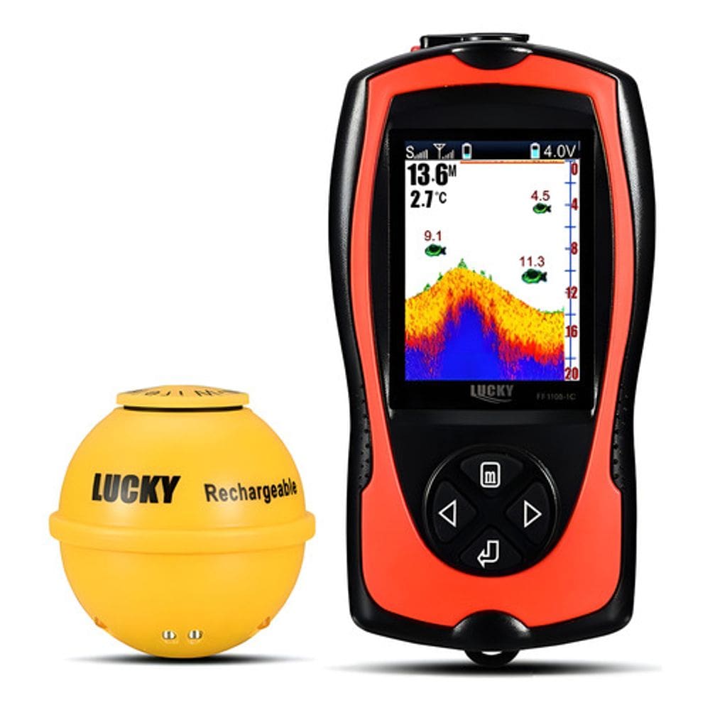 Sonar Sem Fio Pescaria Fish Finde Localizador Peixe 45M 3,7V