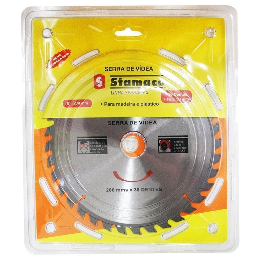 Serra Videa 200x36 Dentes 8 Stamaco - 208.6 - Stamaco Serra Videa 200x36 Dentes 8” Stamaco 208.6