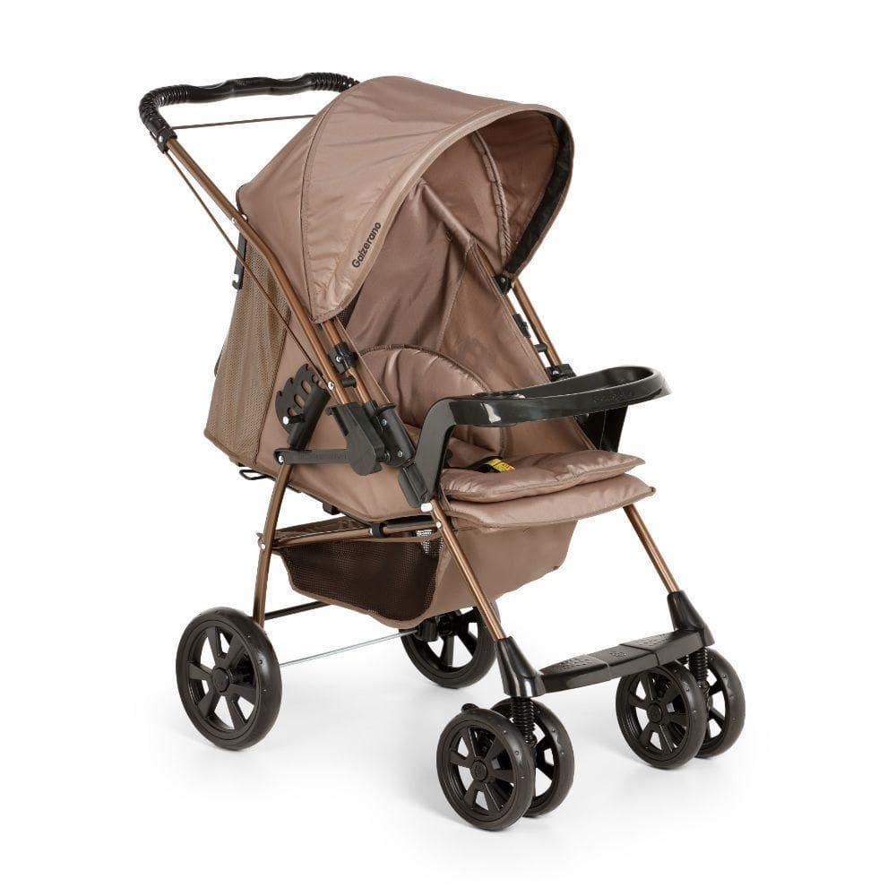 Carrinho De Bebê Galzerano Milano Reversível Iii 1018 Até 15kg Toffee
