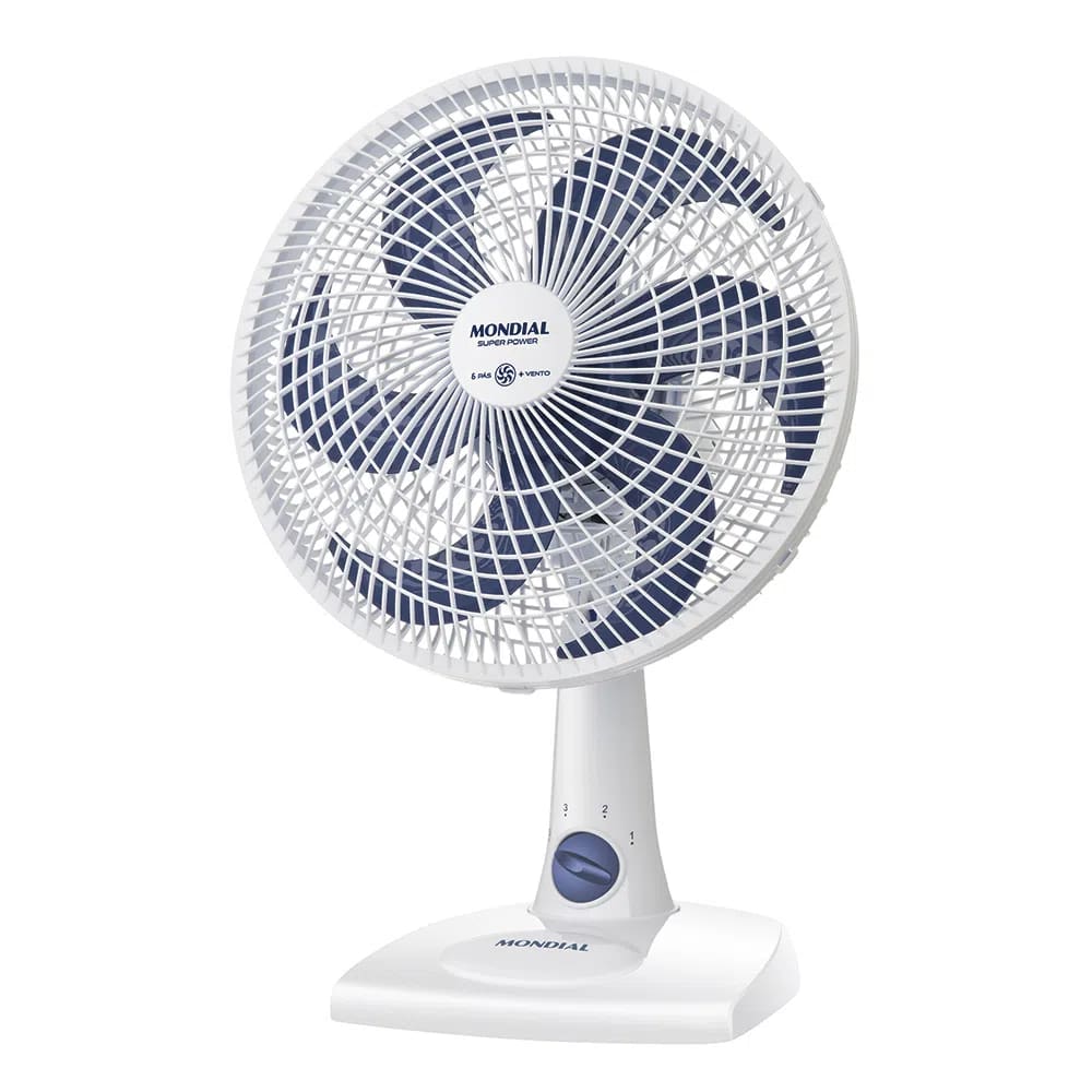 Ventilador de Mesa Mondial 6 pás VSP-30-W - 220V