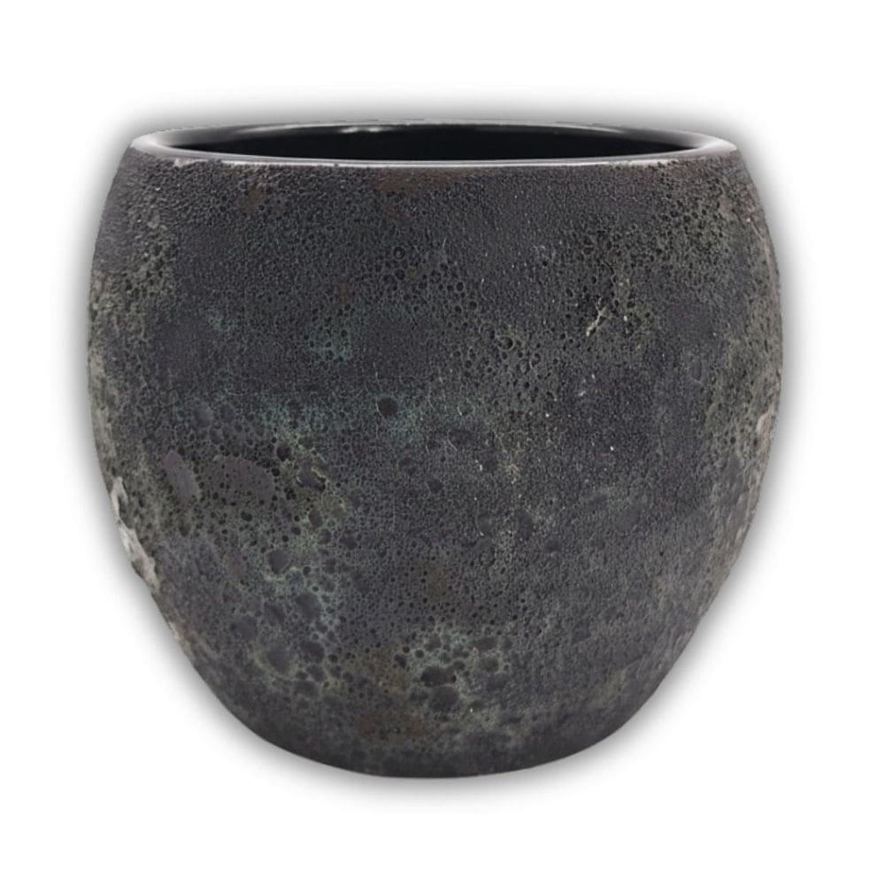 Vaso Cerâmica Rústica (12) Rocha Vulcânica BURGUINA