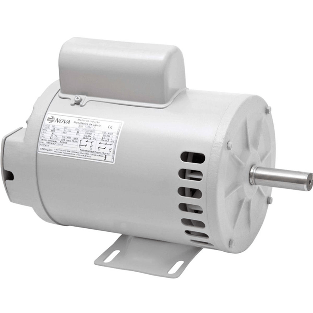 Motor Trifásico 0,5HP 2 Pólos Aberto 220/380 - NOVA MOTORES