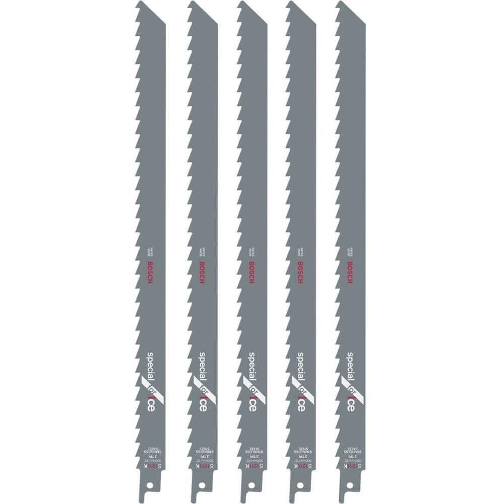 Jogo De Lâminas Serra Sabre S 1211 K Special For Ice 5 Peças -2608652900 - Bosch
