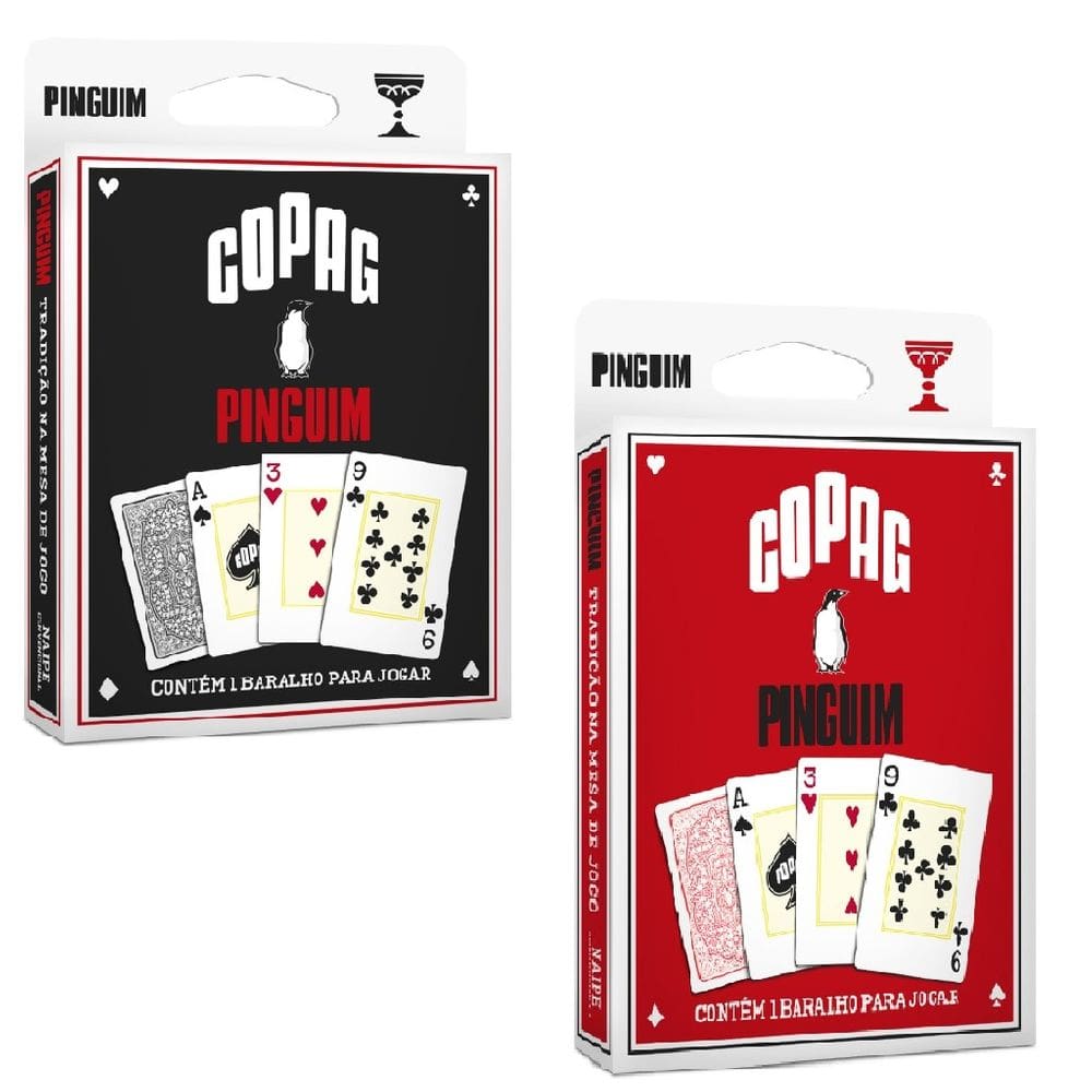 Par de baralho Pinguim Cartucho