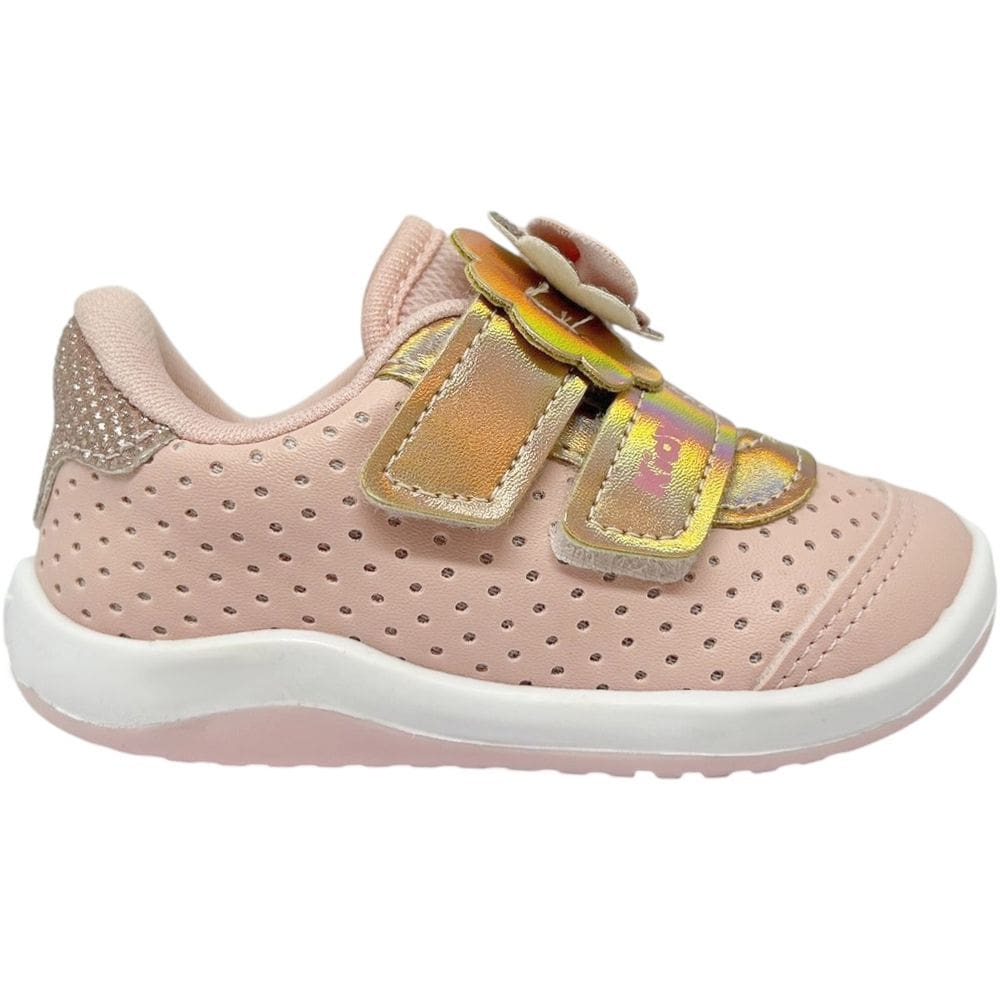 Tênis Infantil Menina Casual Retro Dia a Dia Passeio Anatômico com Laço Kidy 008-1646