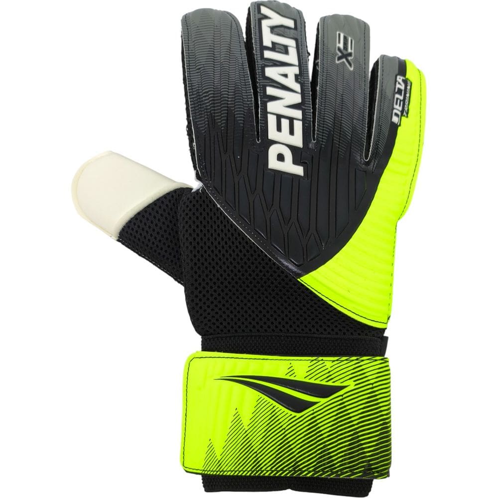 Luva Goleiro Adulto Esportiva Campo Jogo Treino X-Grip Plus-Strap Penalty Delta Training XXIII