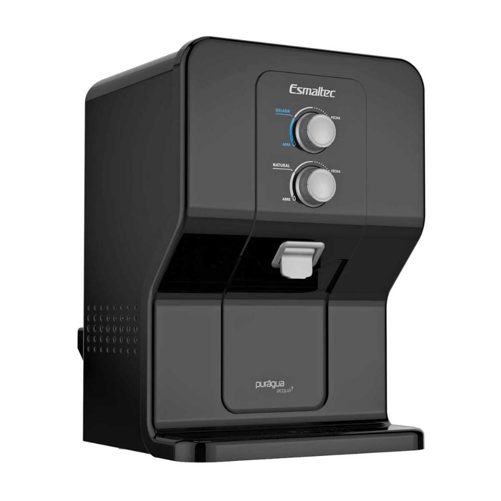 Purificador de Água Refrigerado Acqua7 Preto 220V - Esmaltec