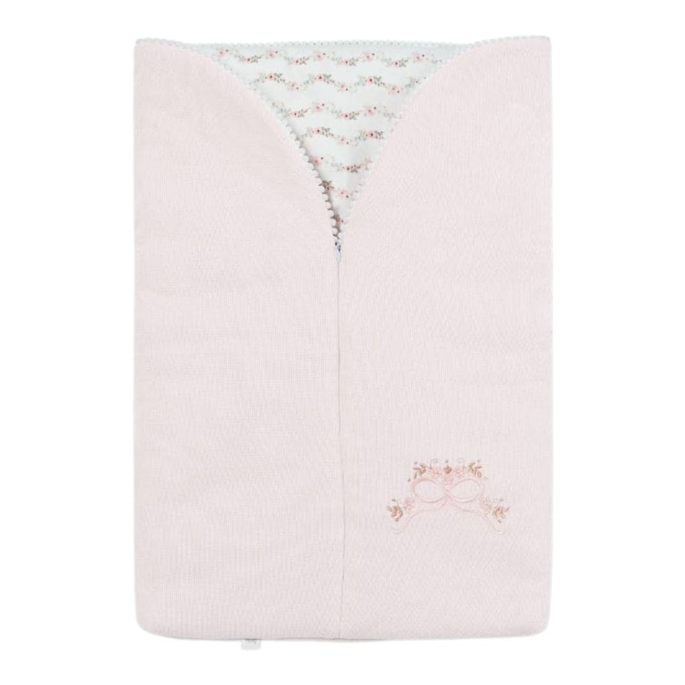 Porta Bebê /Saco de Dormir Bebê Caminho das Flores Rosa -Hug