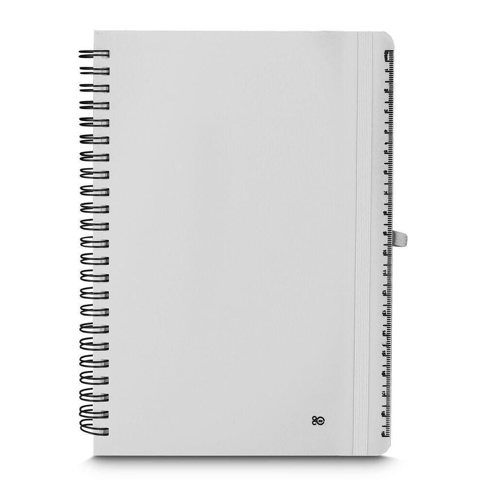 Caderno Prático Com Suporte Para Caneta - 70 Folhas Brancas Para Suas Ideias