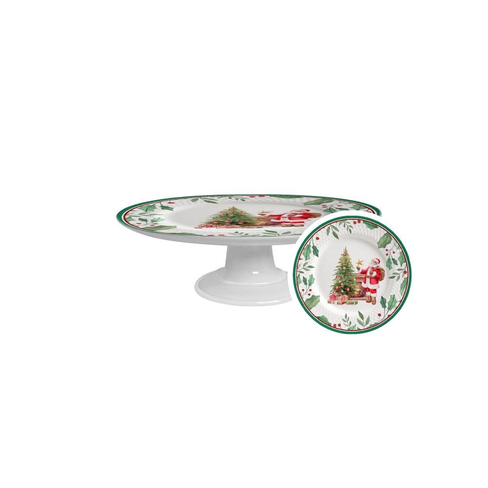 Boleira Pequena 21Cm Natal Azevinho Alleanza 1ª Linha