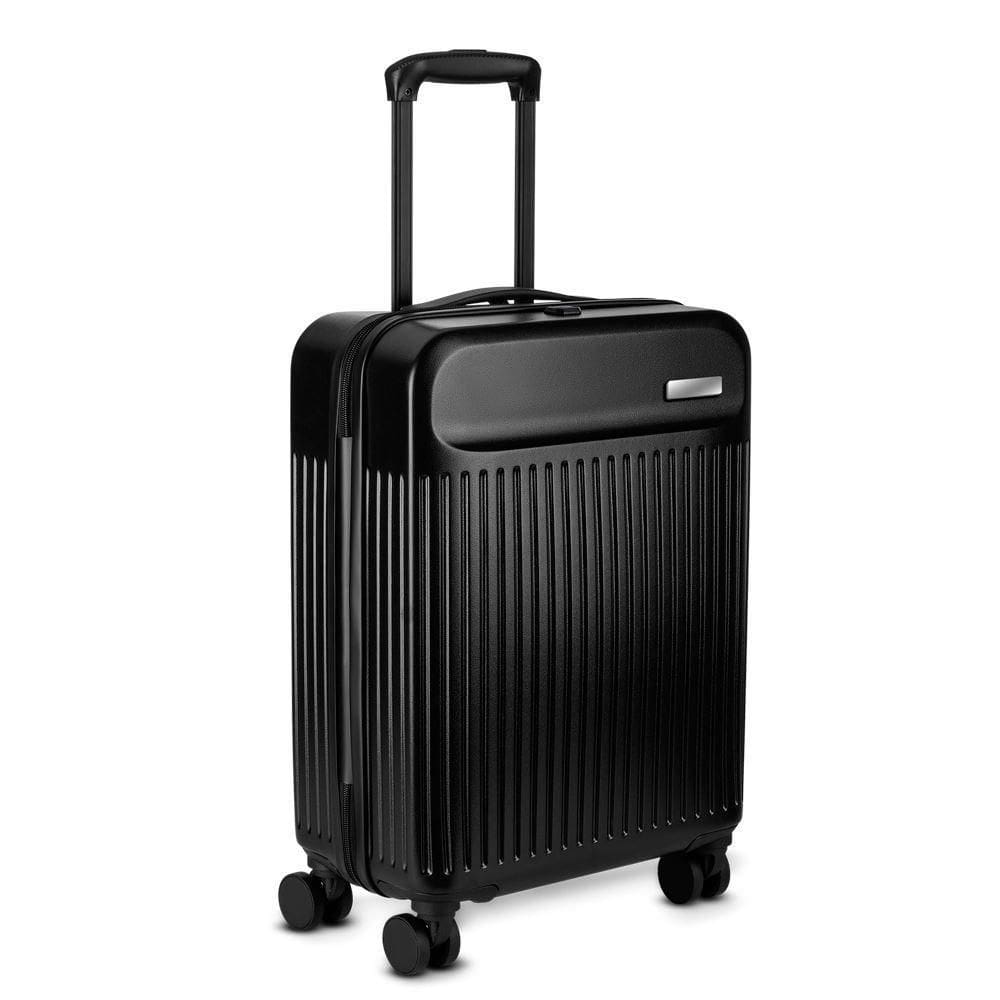 Mala Compacta Preta 40l Com Usb - Praticidade E Estilo Para Suas Viagens