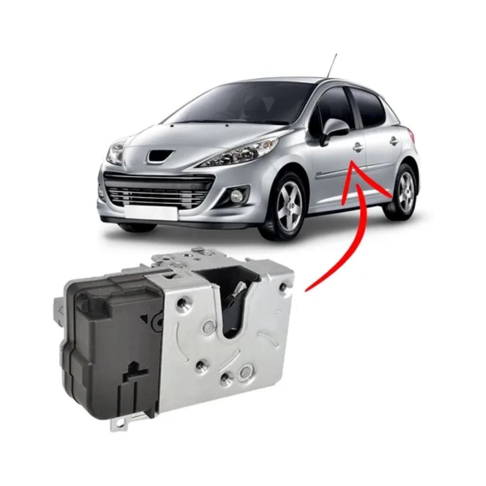 Fechadura Elétrica Porta Dianteira Esquerda Peugeot 206 207
