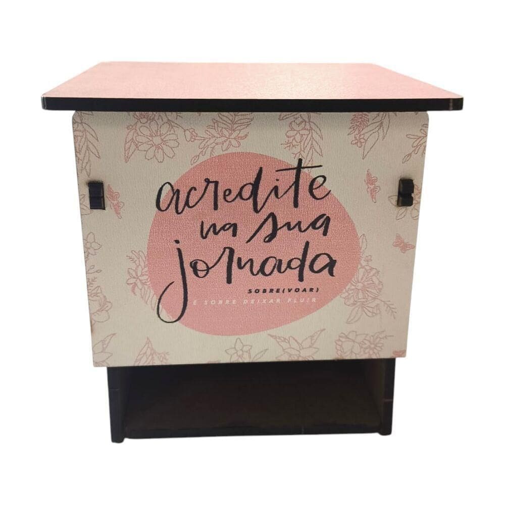 Caixa Decorativa De Madeira Para Chá - Organização Sofisticada E Elegante