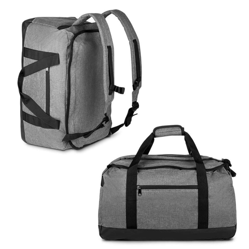 Bolsa Mochila 2 Em 1 Acadêmica - Cinza Moderno E Funcional Para O Seu Estilo De Vida