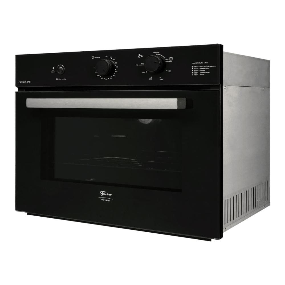 Forno a Gás de Embutir Fischer Infinity 50 litros com Grill 220V