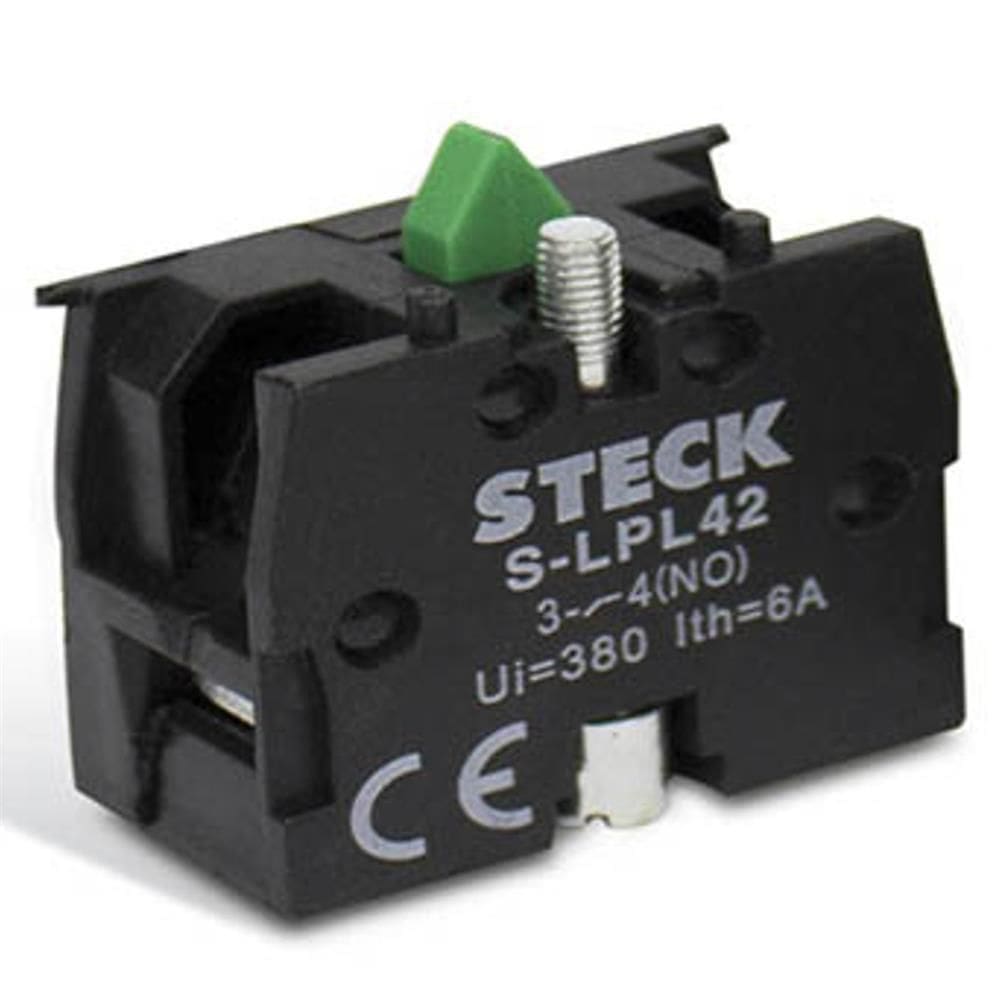 Bloco De Contato N.a - Slpl42 - Steck Bloco De Contato N.a Slpl42 Steck