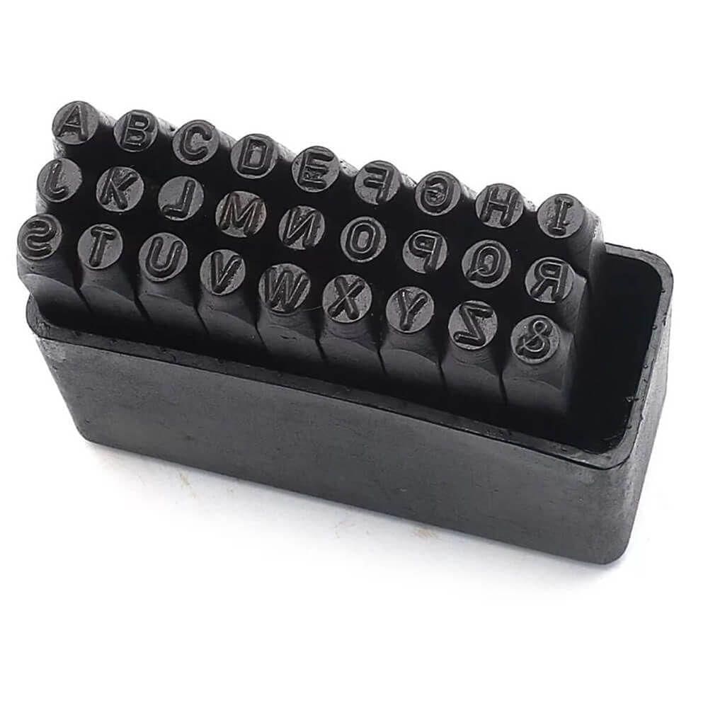 Alfabeto De Aço 8,00mm - 4os - Eda 772909