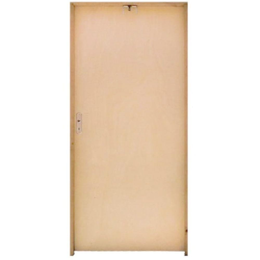 Porta Lisa De Madeira Mescla Eco 60x210cm Direita - Nova Leste Porta Lisa Mescla 60x210 Dir.bat.eco 09 Nova Leste