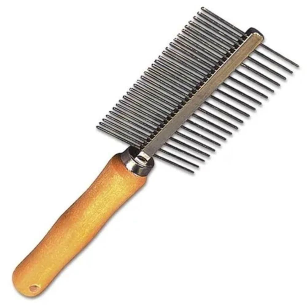 Pente Duplo De Madeira Para Pets - 70196 - Chalesco