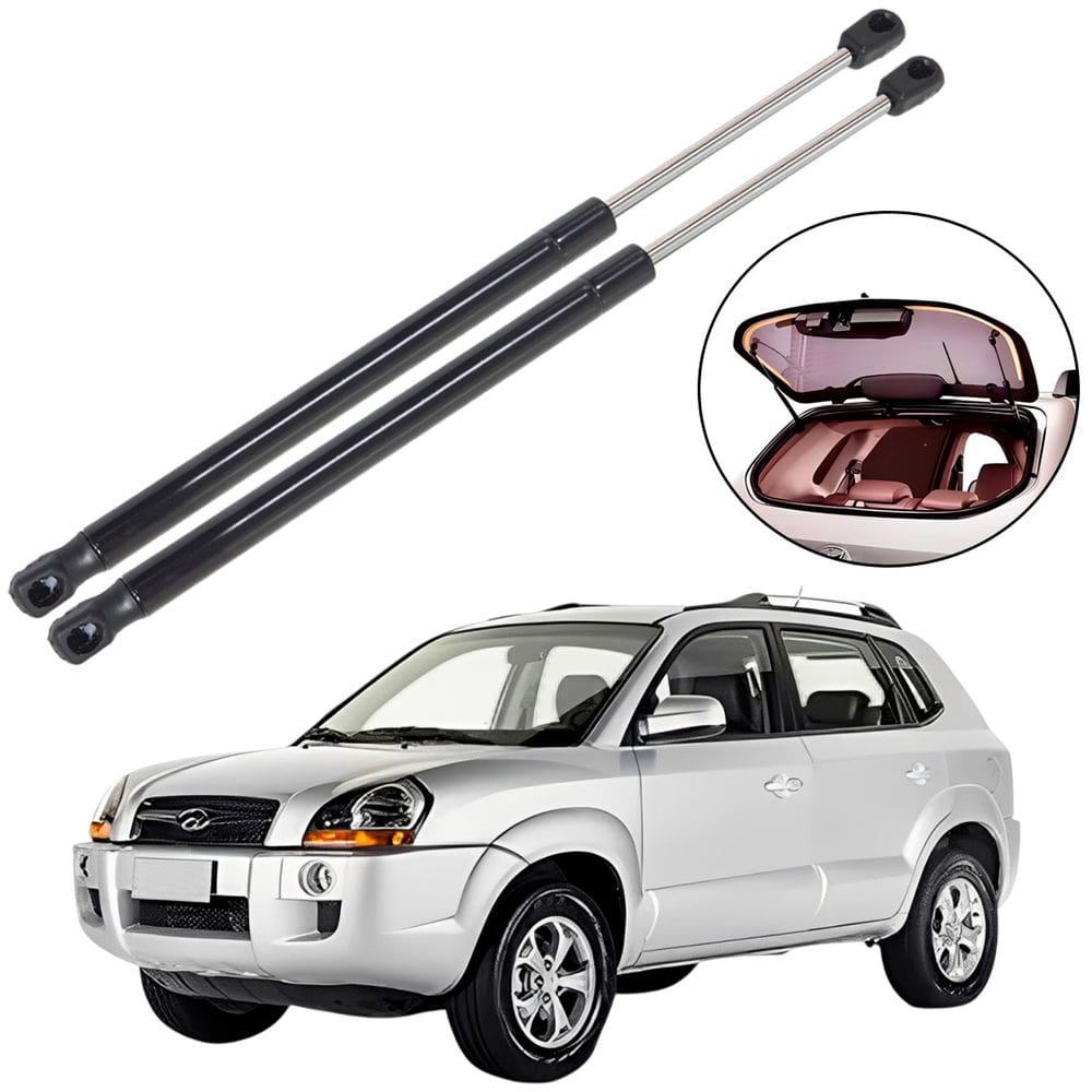 Par Amortecedor Vidro Traseiro da Tampa do Porta Malas Tucson 2005 à 2016 Mola Gás