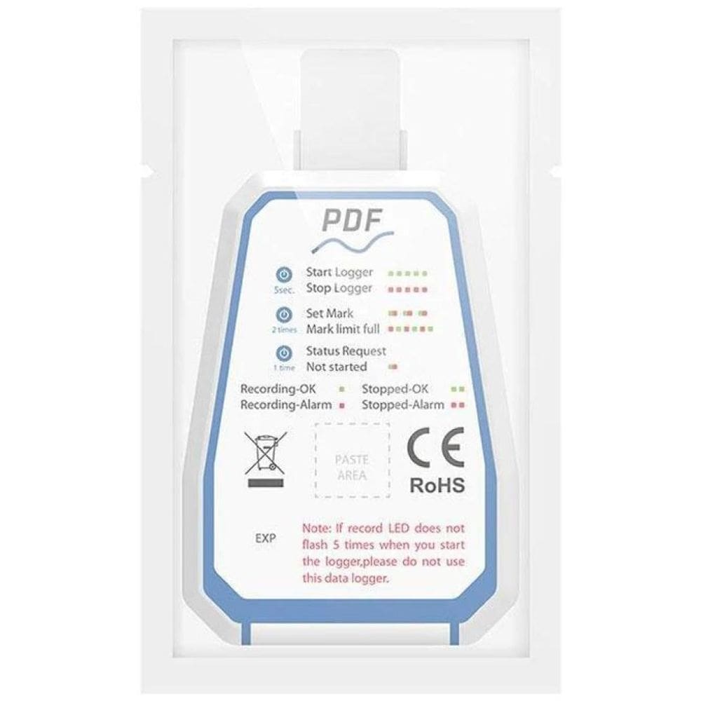 Datalogger Temperatura Descartável Termógrafo -30ºc A 70ºc